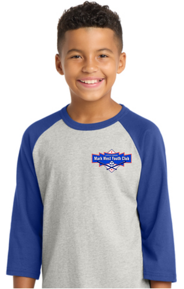 Sport-Tek® Youth Colorblock Raglan Jersey