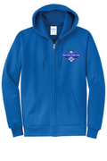 Port & Co Youth Core Fleece Full-Zip Hooded Sweatshirt