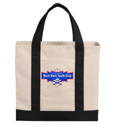 Cotton Canvas Two-Tone Tote