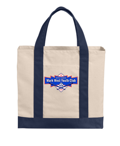 Cotton Canvas Two-Tone Tote