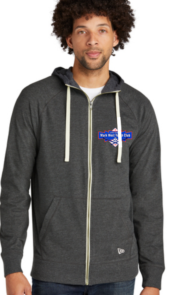 Men's New Era Sueded Cotton Blend Full-Zip Hoodie