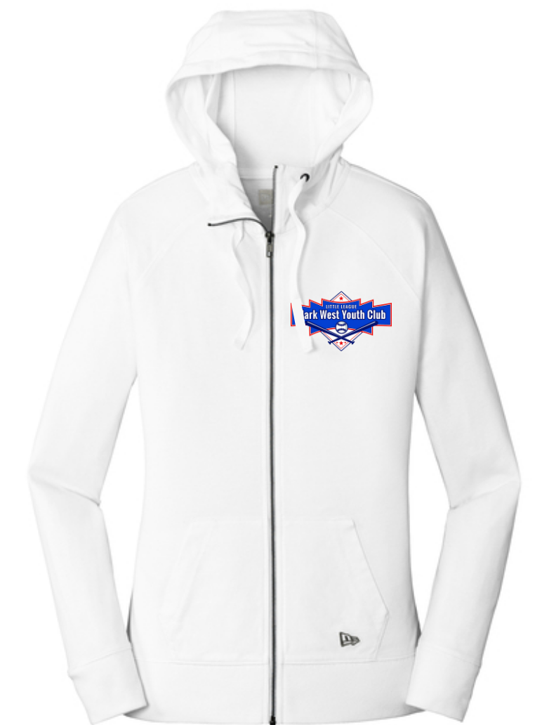 Women's New Era Sueded Cotton Blend Full-Zip Hoodie